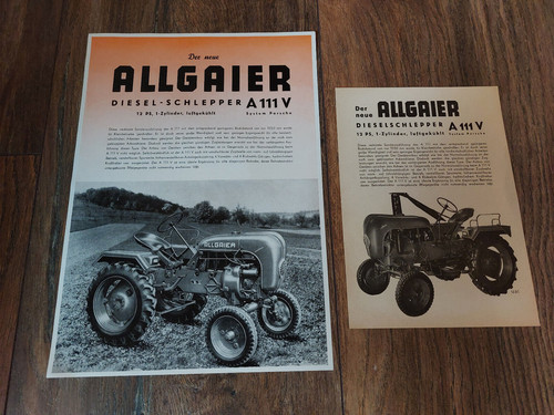 Original prospekte allgaier - original,