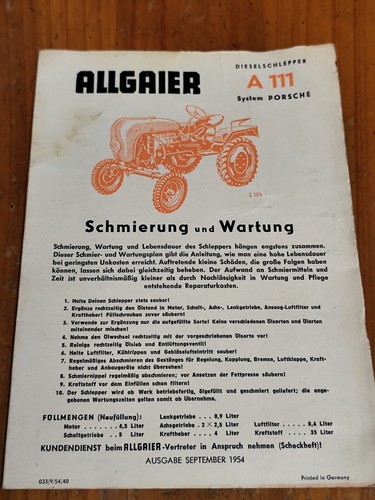 Orig allgaier porsche - orig.,