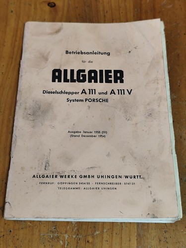 Orig allgaier a111 - orig., a111v