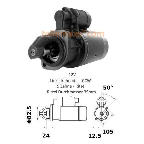 Anlasser für porsche standard - für,