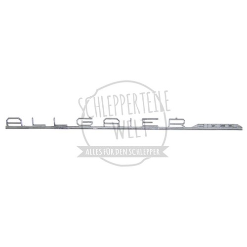 Schriftzug allgaier diesel - schriftzug,