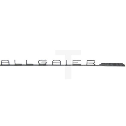 Granit schriftzug allgaier - schriftzug,