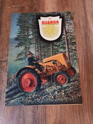 Original prospekt allgaier - original,